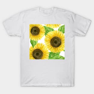 Sunflowers watercolor T-Shirt